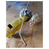 Vintage Nelson Rain Train traveling lawn sprinkler tractor