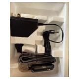 This Broksonic Deluxe Portable 5" Black and White TV (Model CTRE684UL) is a vintage electronic collectible