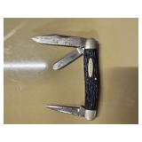 Vintage KA-BAR Stockman 3-blade traditional pocket knife