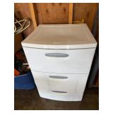 3 drawer plastic storage with all the contents  including New(never used) items !
