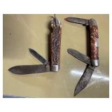 Two jack knives as is