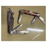 Two jack knives as is