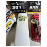 Garage org kit:Can Crusher, utility hooks,task light and Dyno Tapwriter