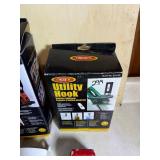 Garage org kit:Can Crusher, utility hooks,task light and Dyno Tapwriter