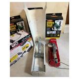 Garage org kit:Can Crusher, utility hooks,task light and Dyno Tapwriter