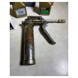 Grease gun and 2 and 4 cycle engine and outboard oils