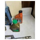 Grease gun and 2 and 4 cycle engine and outboard oils