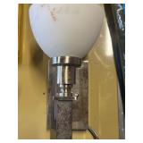 Various garage lot:  jumper cables , dock line , wall lamp , window winder ect