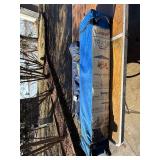 10x10 quick set up gazebo and folding chair.