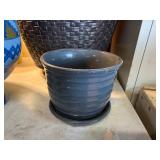 Decorative ceramic and plastic planters