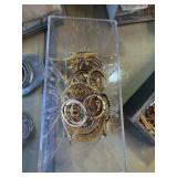 Jewelry Findings, Belt Buckles & Metal Charms Lot – Crafting & Resale Assortment