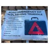 Auto emergency Kit (new in box) and tire chains.