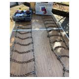 Auto emergency Kit (new in box) and tire chains.