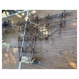 Curtis Jere Style Train Bridge Wall Sculpture – Mid-Century Modern Metal Art