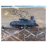 Curtis Jere Style Train Bridge Wall Sculpture – Mid-Century Modern Metal Art