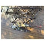 Curtis Jere Style Train Bridge Wall Sculpture – Mid-Century Modern Metal Art