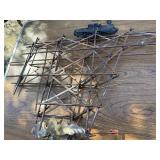 Curtis Jere Style Train Bridge Wall Sculpture – Mid-Century Modern Metal Art