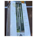 New , never mounted 50-inch Hayes Design by Nature Garden Melodies wind chime