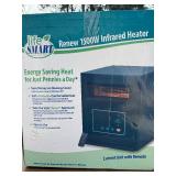 Appears new in Box-Lifesmart Renew 1500W Infrared Heater