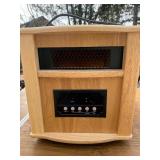 Dynamic 1500 Infrared Space Heater in a Light Oak finish.