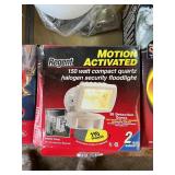 Mixed Lighting Lot – Motion Sensor Floodlights, Detector Kits & Globe Lamps (New + Used)