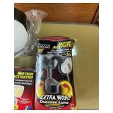 Mixed Lighting Lot – Motion Sensor Floodlights, Detector Kits & Globe Lamps (New + Used)