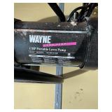 WAYNE 1 HP Portable Lawn Pump