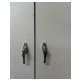White cabinet/ locker