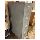 4 Drawer Metal Filing Cabinet – Office / Garage Storage