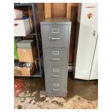 4 Drawer Metal Filing Cabinet – Office / Garage Storage