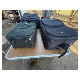 Family vacation luggage lot. See pictures