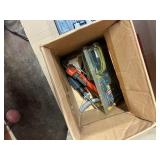 Large Mixed Tool Lot – Hand Tools, Socket Set, Staple Gun, Drain Auger & More