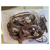 Various light duty extension cords.