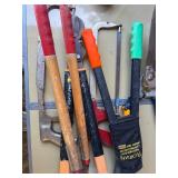 Assorted Hand Tools Lot – Hammers, Hatchets, Hacksaws & More