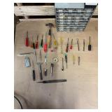 Hardware Organizer w/ Nails, Screws, Screwdrivers, Hand Tools & More – Shop Lot – Works