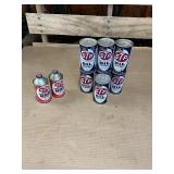Vintage STP Oil Treatment & Gas Treatment Cans – Metal Oil Can Lot – Automotive Collectibles