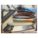 Box of various tools.