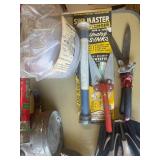 vintage Lowell handheld bug sprayer, bike helmets and more