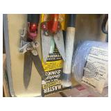 vintage Lowell handheld bug sprayer, bike helmets and more