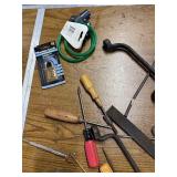 New propane torch and variety tools lot.