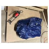 Inflatable Air Mattress w/ Manual Air Pump – Portable Sleeping Setup