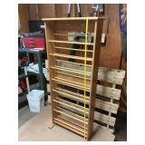 Wooden Quilt Rack / Blanket Rack – Freestanding Display Stand