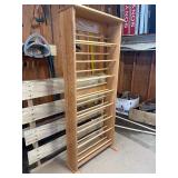 Wooden Quilt Rack / Blanket Rack – Freestanding Display Stand