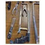 Lot of vintage Lawncare and shop tools.