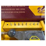 Vintage Burgess Vibro-Tool Master Craft Kits and heat gun