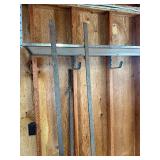 3- Woodworking steel bar clamps