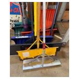 Huge lot of snow shovels , snow rake and extender