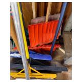 Huge lot of snow shovels , snow rake and extender