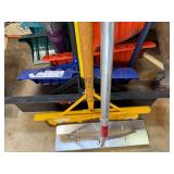 Huge lot of snow shovels , snow rake and extender