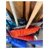 Huge lot of snow shovels , snow rake and extender